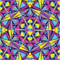 Fractal kaleidoscope Bright Color Pattern Background vector