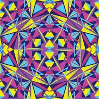 Fractal kaleidoscope Bright Color Pattern Background vector