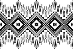 Ethnic geometric pattern native fabric design abstract background. vector