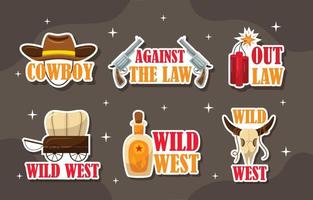Wild Wild West Sticker Pack