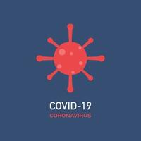 antecedentes de pandemia de coronavirus. vector