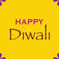 Diwali fesival of lights background. vector