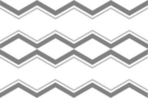 Seamless vector wavy zigzag on white background.