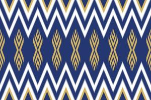 Ethnic geometric pattern native fabric design abstract background. vector