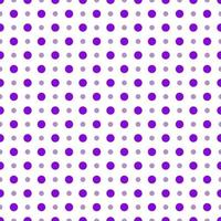 Seamless vector with blue polka dots on white background.