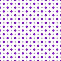 Seamless vector with blue polka dots on white background.