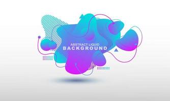 Abstract modern graphic elements. Dynamical colored forms and line. Gradient abstract banners with flowing liquid shapes. Template for the design of a logo, poster or presentation. vector