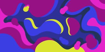 Abstract background of liquid shaped elements. Vector illustration