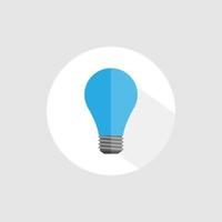 lightbulb idea icon vector
