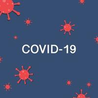 antecedentes de pandemia de coronavirus. vector