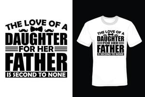 Father T shirt design, vintage, typography vector