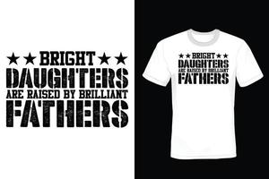 Father T shirt design, vintage, typography vector