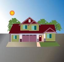 House vector for business and finance