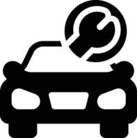 ilustración vectorial de reparación de automóviles en un fondo. símbolos de calidad premium. iconos vectoriales para concepto y diseño gráfico. vector