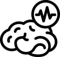 brain signals vector illustration on a background.Premium quality symbols.vector icons for concept and graphic design.