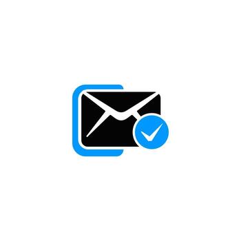 successfully mail or message send icon vector