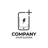 Mobile repair logo design vector