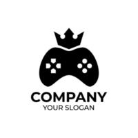 King gaming pad logo design vector