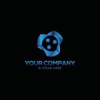 Abstract stylish colorful logo vector design