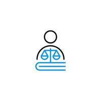 equality justice lawful weighing scale icon vector