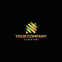 Abstract stylish colorful logo vector design