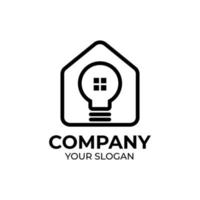 Smart home logo design vector