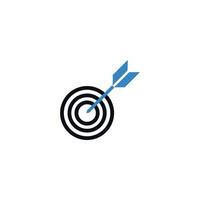 Business target person icon vector