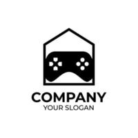 diseño de logotipo de tienda de juegos vector