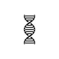 DNA, genetic sign, medical , health icon vector