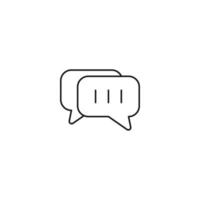 user experience chat bubble icon vector
