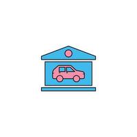 Auto sale car dealer icon vector