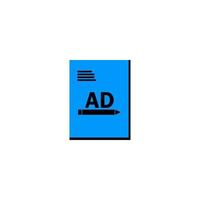 Media, ad, Video, advertisement, advertising, social icon vector