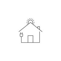 Modern Technology home icon vector