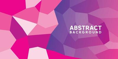 Abstract polygon background vector design