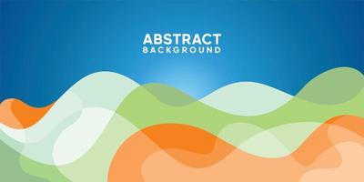 Abstract wavy background vector design for banner template