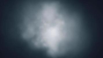 Schleife abstrakte Wolkenbewegung auf schwarzem Hintergrund video