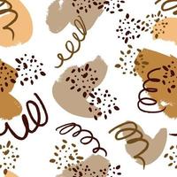 Pattern with dots in brown color.eps vector