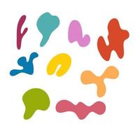 Abstract blob shape vector