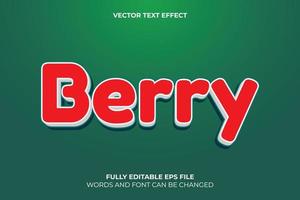Editable 3D Vector Text Effect Template