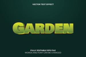 Editable 3D Vector Text Effect Template