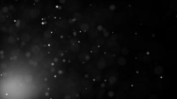 Abstract loop dust particles glow floating animation video