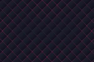 Minimal black grid design. Red gradient backlight. Futuristic geometric background vector