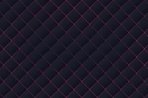 Minimal black grid design. Red gradient backlight. Futuristic geometric background vector