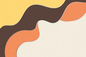 Abstract wavy shapes and silver gradient lines background design. Yellow, orange, and brown stylish curve wave pattern illustration. Abstract grid lines texture overlay vector