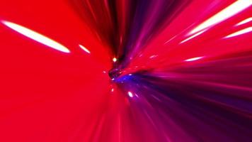 Schleife rosa lila roter Hyperraum-Warp-Tunnel video
