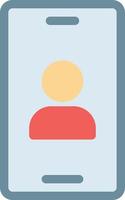 profile vector illustration on a background.Premium quality symbols.vector icons for concept and graphic design.