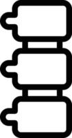 spine vector illustration on a background.Premium quality symbols.vector icons for concept and graphic design.