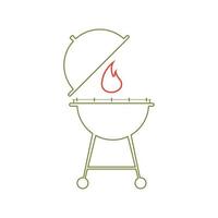 Barbecue icon vector illustration