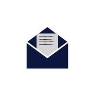 E-mail symbol vector. Mail line icon vector