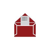 E-mail symbol vector. Mail line icon vector